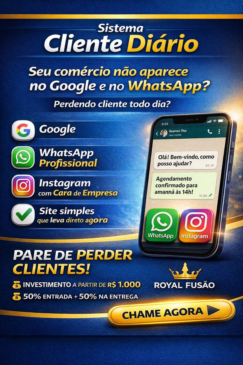 Sistema Cliente Di\u00e1rio - Royal Fus\u00e3o